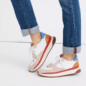 Madewell  Kickoff Trainer Sneakers Recycled size 6.5